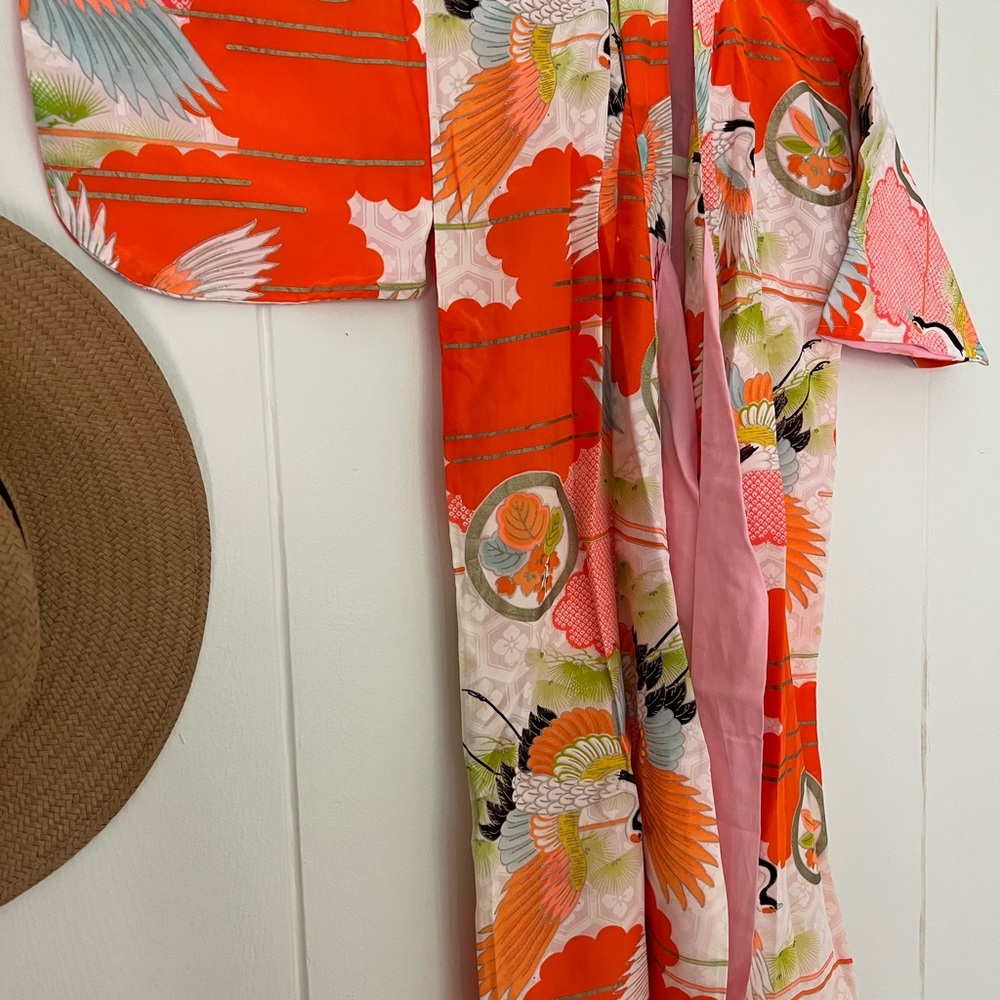 Kids vintage kimono happi coat